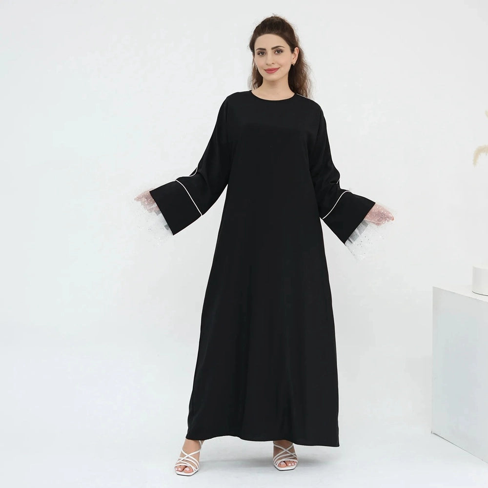 Nida Lace Abaya Dress - #251016