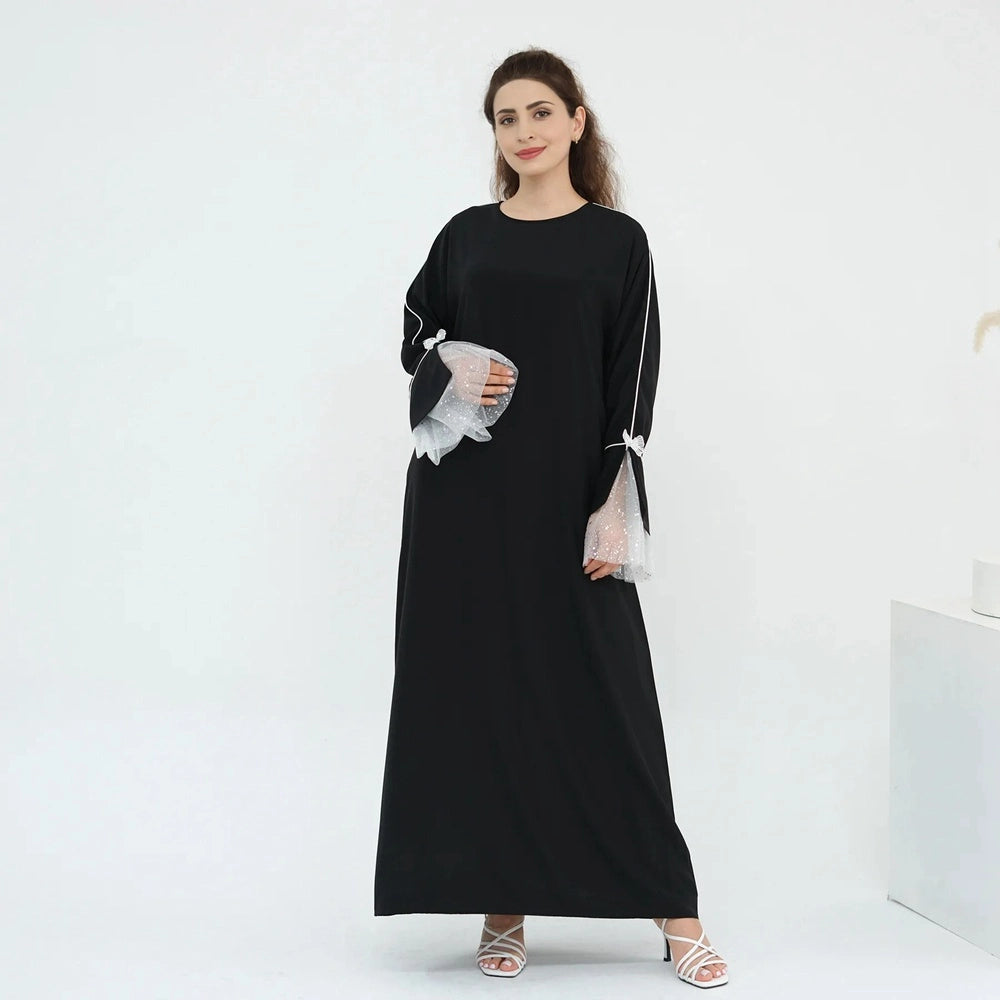 Nida Lace Abaya Dress - #251016