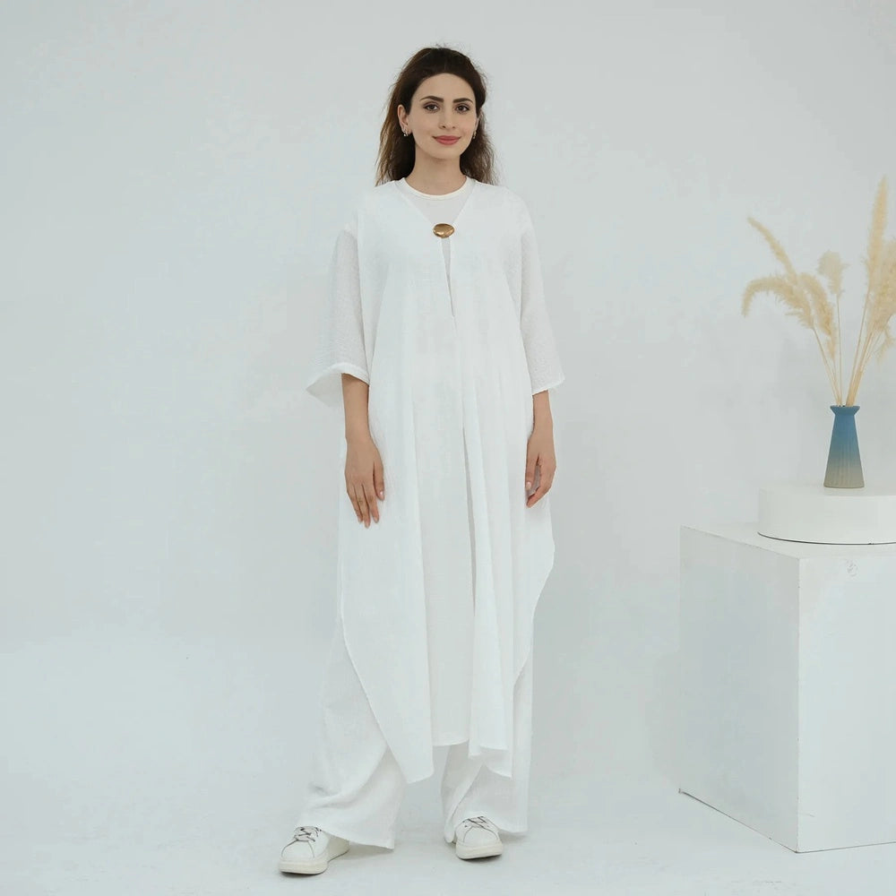 طقم كارديجان وبنطلون من قطعتين من Wrinkle #251035