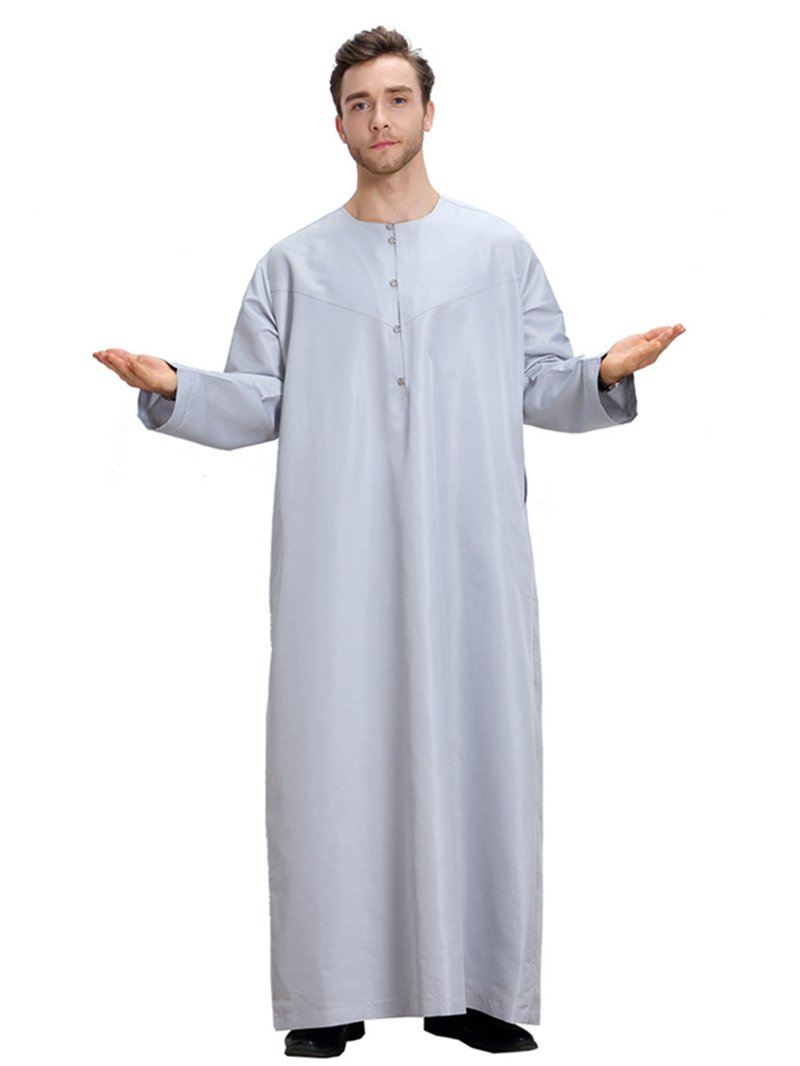 Arab Muslim Middle East Clothing Men Islam Dubai Islamic Thobe