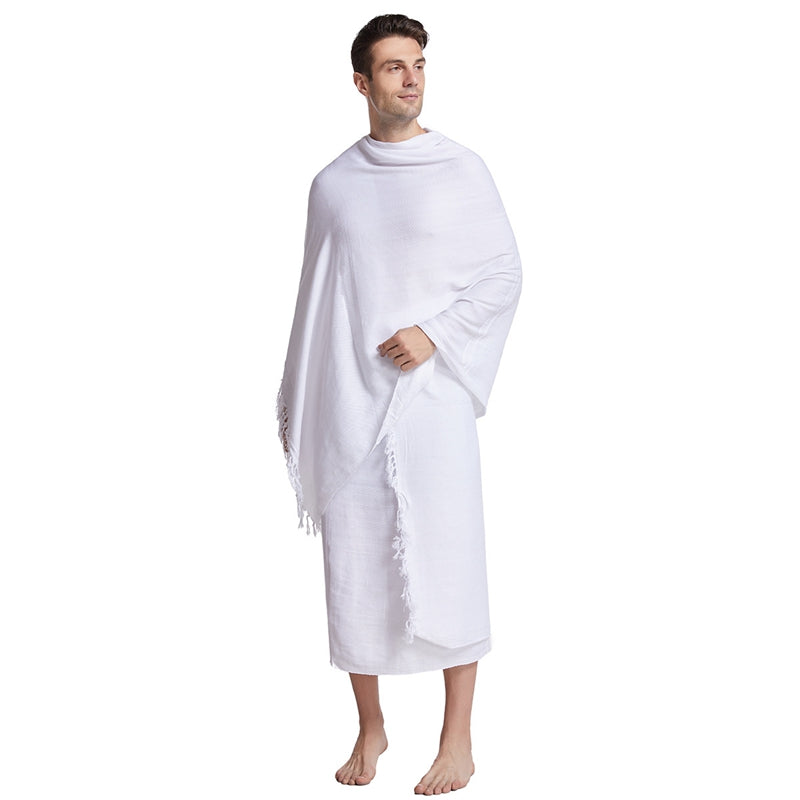 2 Pieces Men Hajj Umrah Ihram Clothing Ehram Ahram, Ihram Towels