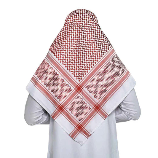 arab keffiyeh authentic, arabic mens hijab, men hijab