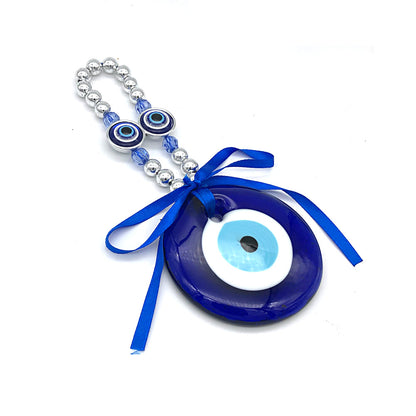 Blue Evil Eye Decor Wall Hanging Ornament Door Hanger Home Protection #EBE051