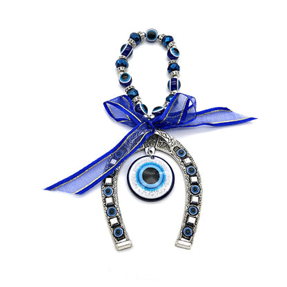 Blue Evil Eye Decor Wall Hanging Ornament Door Hanger Home Protection #EBE081