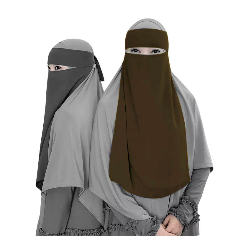 النقاب الكامل للوجه للمرأة المسلمة