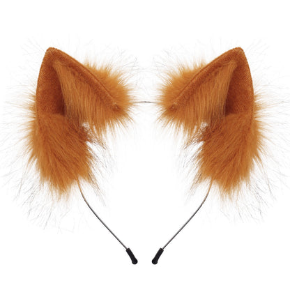 Fox Ears Headband - Wolf Ears Headband - Cat Ears Headband - Animal Cosplay Ears Costume