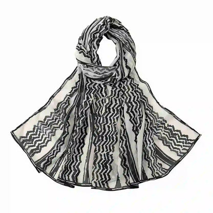 20 Colors Options Chiffon Women Keffiyeh Palestine Hijab Kuffiyeh Palestinian Scarf