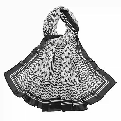 20 Colors Options Chiffon Women Keffiyeh Palestine Hijab Kuffiyeh Palestinian Scarf
