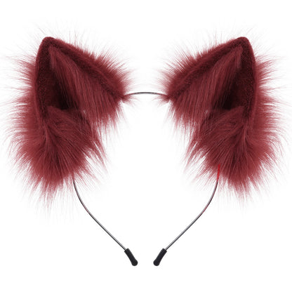 Fox Ears Headband - Wolf Ears Headband - Cat Ears Headband - Animal Cosplay Ears Costume