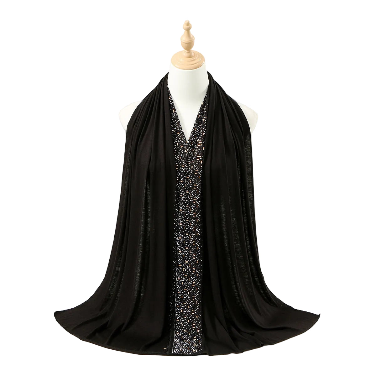 Muslim Women Hotfix Rhinestones Hijab Scarf #26YW425