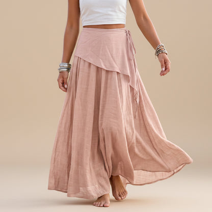 Plain Modest Maxi Skirt #269057