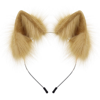 Fox Ears Headband - Wolf Ears Headband - Cat Ears Headband - Animal Cosplay Ears Costume