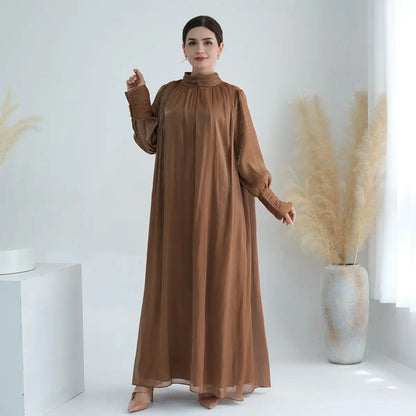 Muslim Women Bright Abaya Dress