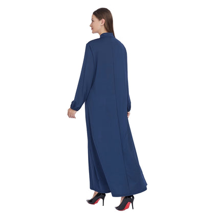 فستان عباية بياقة #25994
