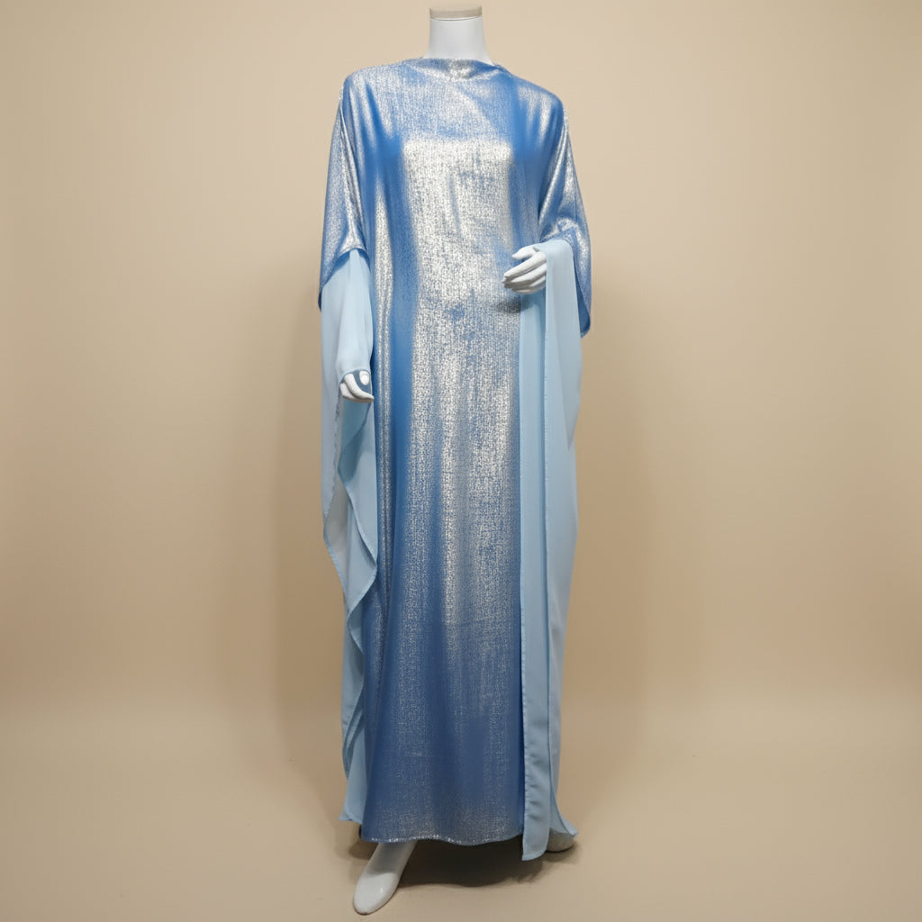 فستان عباية فراشة بأكمام خفاش برونزي للنساء المسلمات #25233