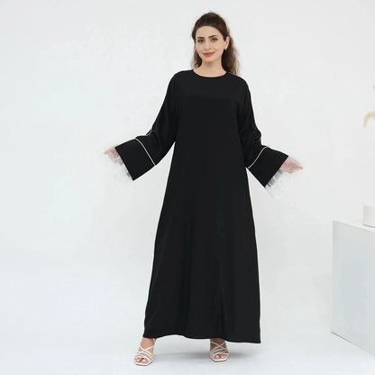 Nida Lace Abaya Dress - #251016