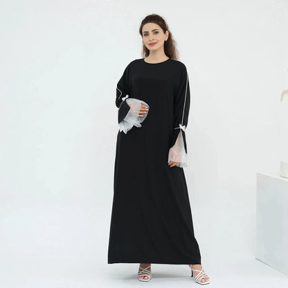 Nida Lace Abaya Dress - #251016