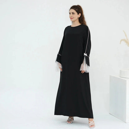 Nida Lace Abaya Dress - #251016