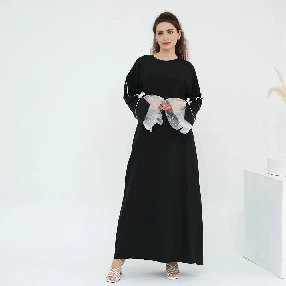 Nida Lace Abaya Dress - #251016