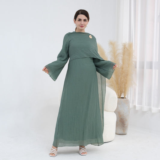 Double Layer Abaya Dress #251088