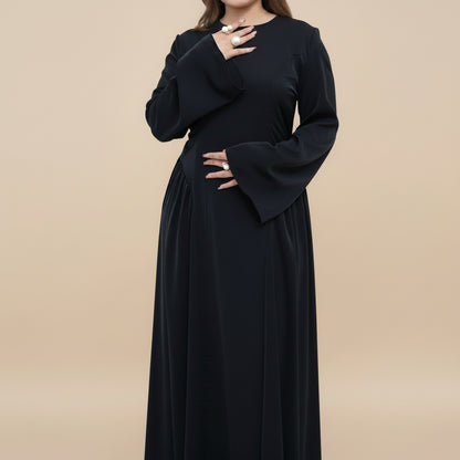 Back Strap Nida Abaya Dress For Women - #261155