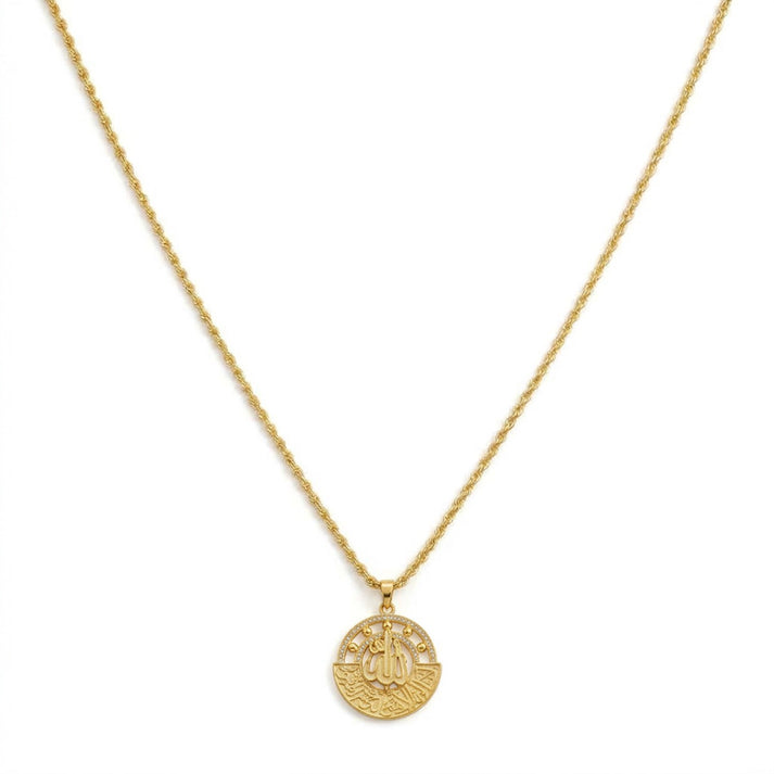 Tracking Calligraphy Arabic Allah Necklace Arabic Calligraphy Jewelry – Urgarment