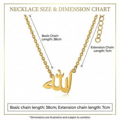 Arabic Necklace Muslim Islamic Jewelry