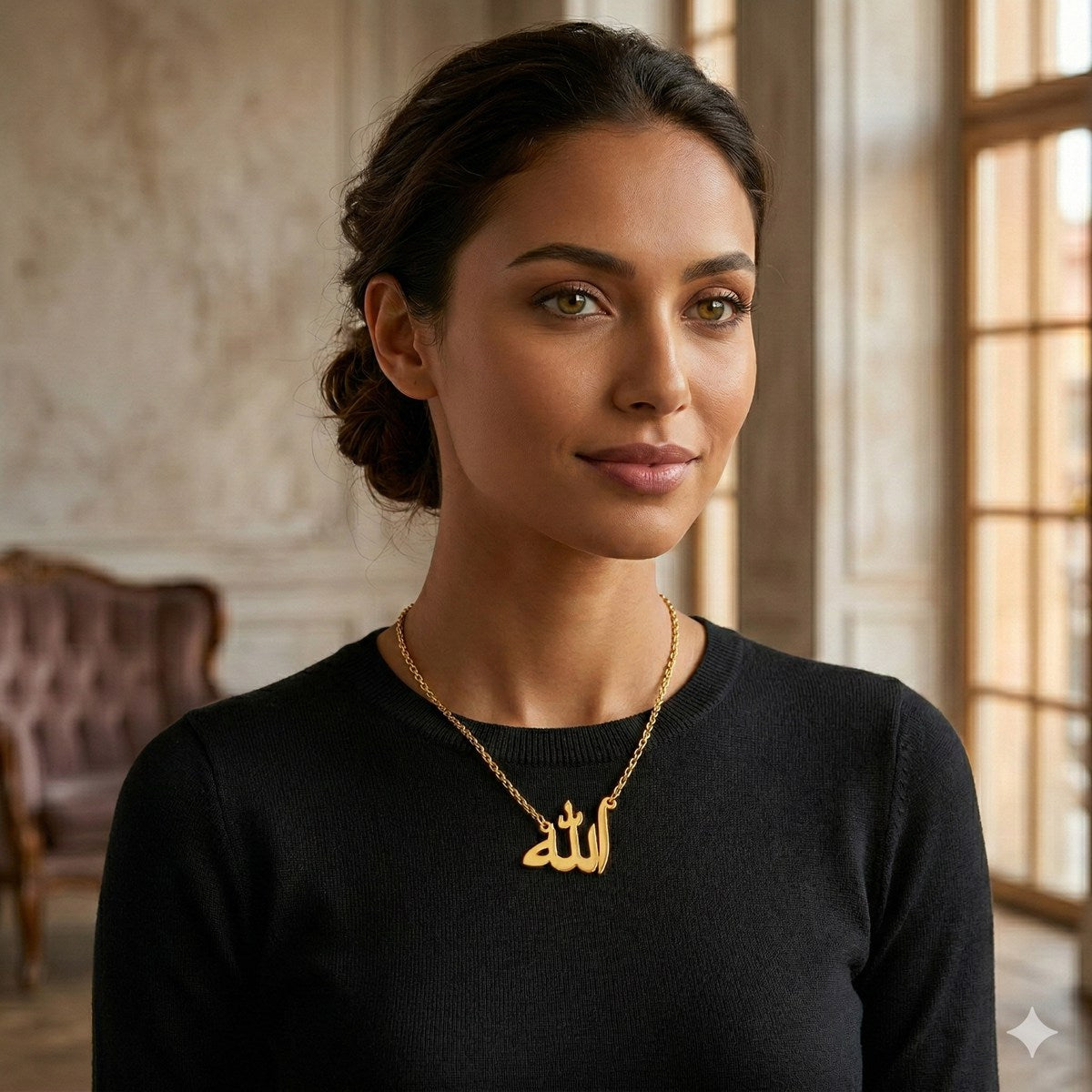 Arabic Necklace Muslim Islamic Jewelry