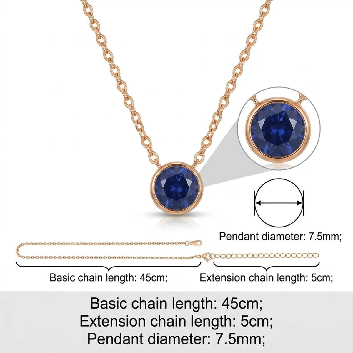 Birthstone Necklace For Mom, Grandma #15