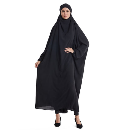Farasha Batwing Sleeve Overhead Robe Jilbab Abaya Prayer Dress