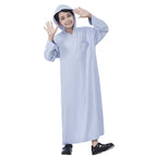 ثوب جلابية بغطاء رأس للأولاد المسلمين العرب #26T891