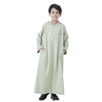 ثوب جلابية بغطاء رأس للأولاد المسلمين العرب #26T891