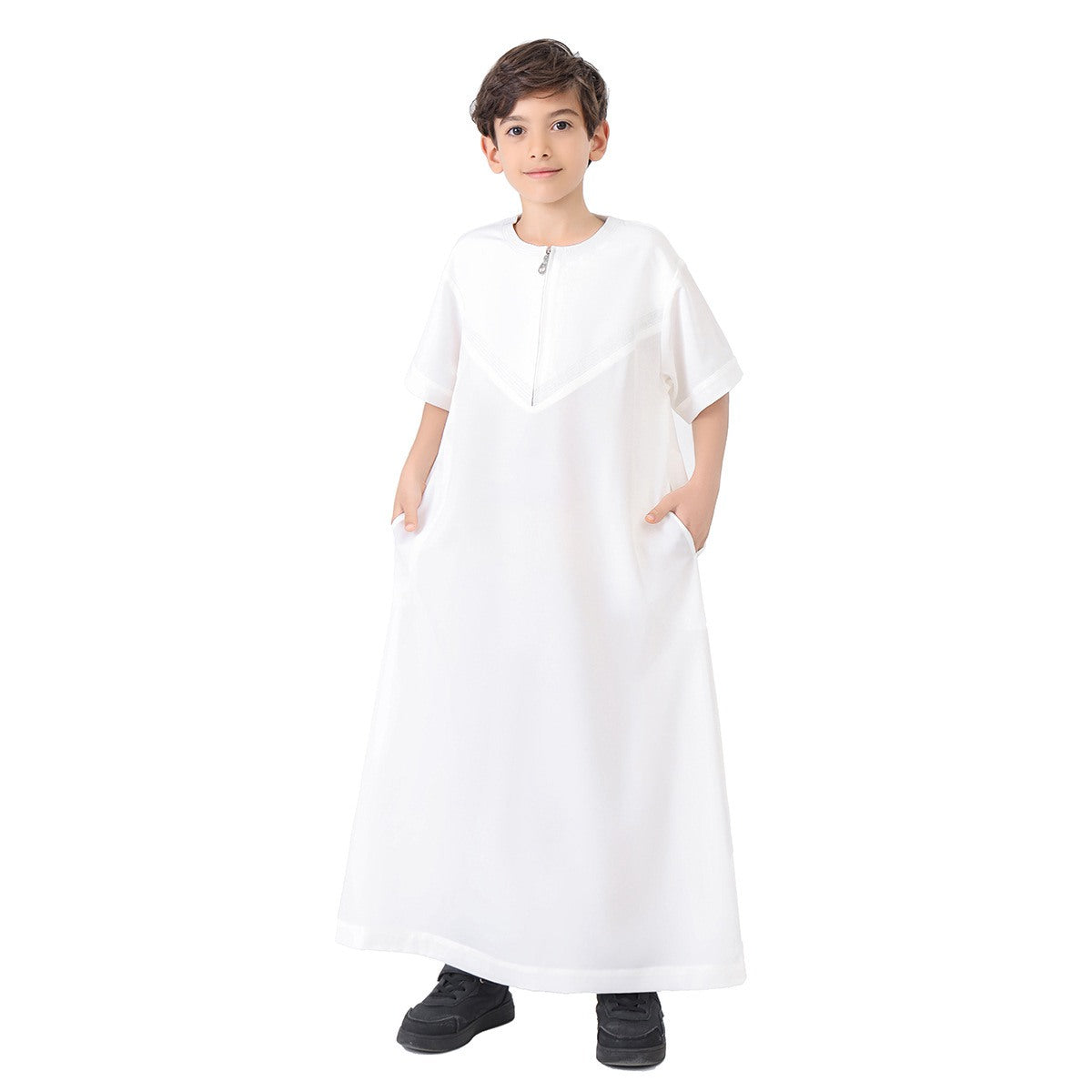 ثوب أولاد عربي شرق أوسطي بأكمام قصيرة #26T888