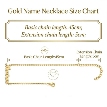 Custom Name Necklace - Personalized Jewelry - Gold/Silver/Rose Gold- Gift For Mom/Grandma/Girlfriend - #Q2