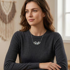 Personalized Name Necklace with Birthstone #2ZX