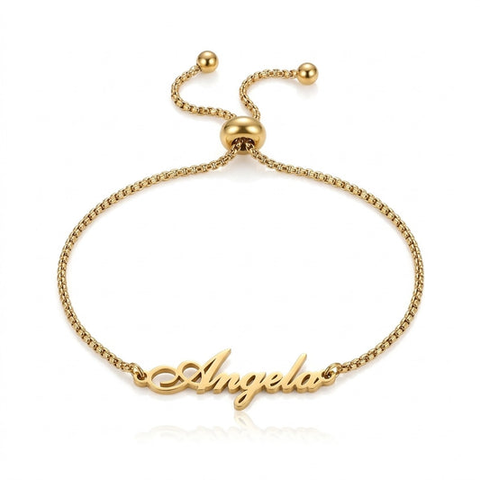 Custom Name Bracelets - Personalized Jewelry - Gold/Silver- Gift For Mom/Grandma/Girlfriend - #BC3