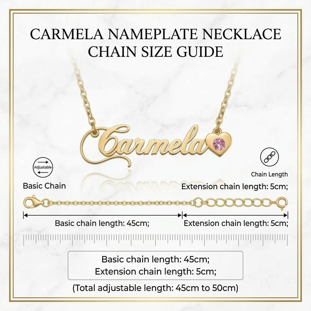 Personalized Name Necklace with Birthstone #3ZX