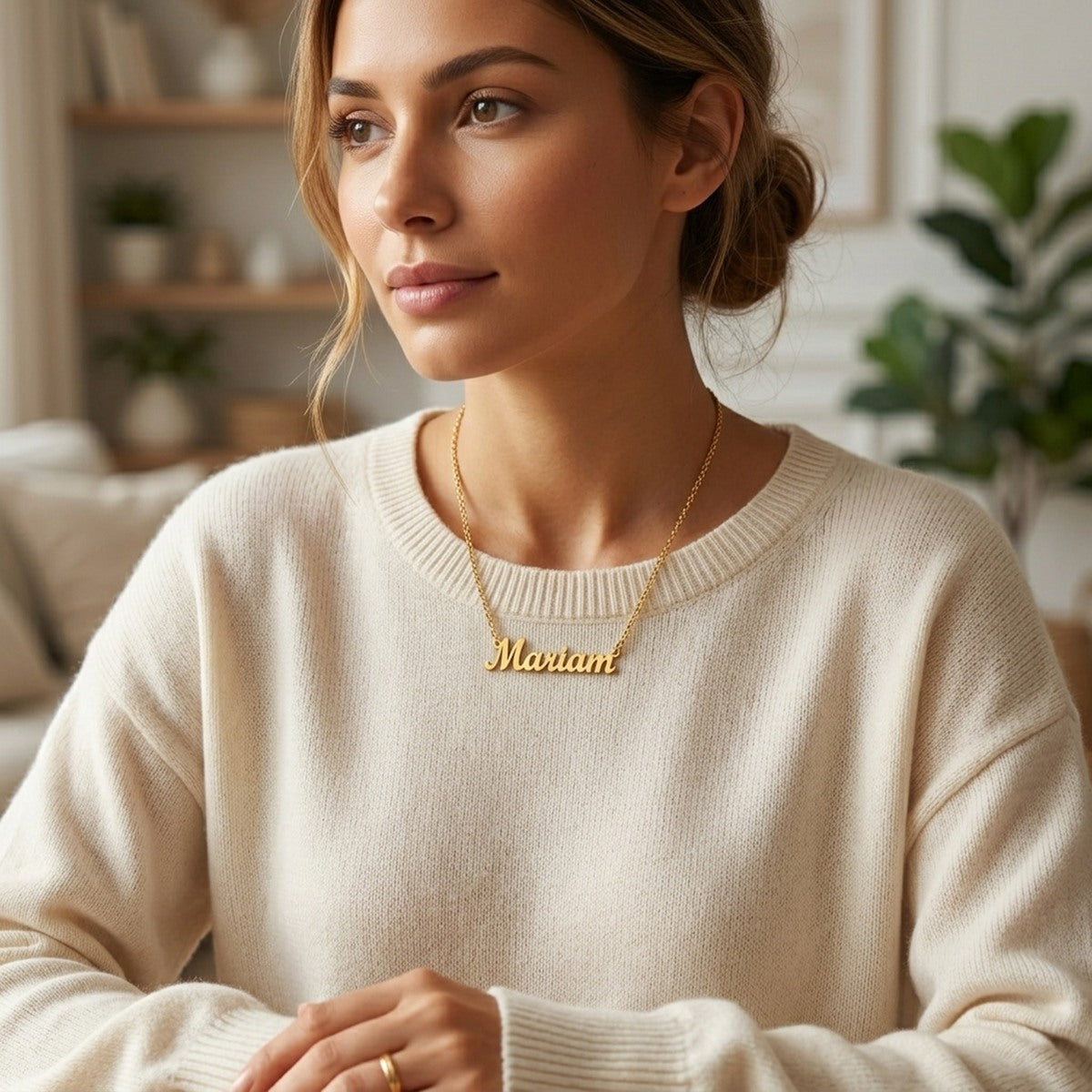 Custom Name Necklace - Personalized Jewelry - Gold/Silver/Rose Gold- Gift For Mom/Grandma/Girlfriend - #Q2