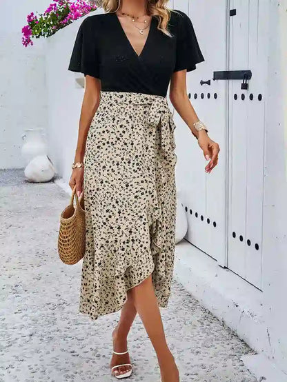 Maroon, Green, Apricot