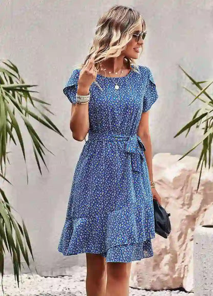 Blue, Green, Brown, Red