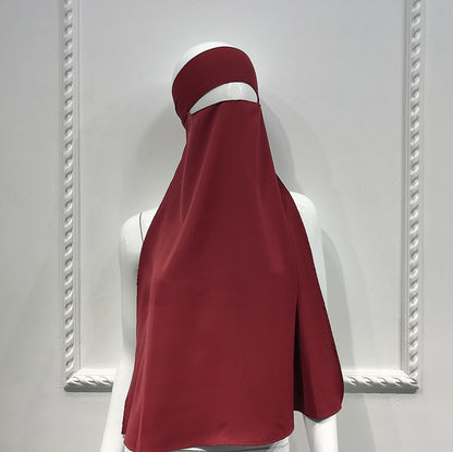 نقاب نسائي بعشرة ألوان