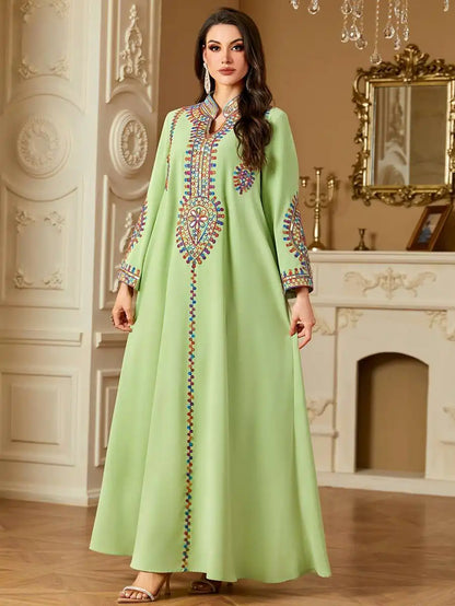 Green, Yellow, Apricot, Gray