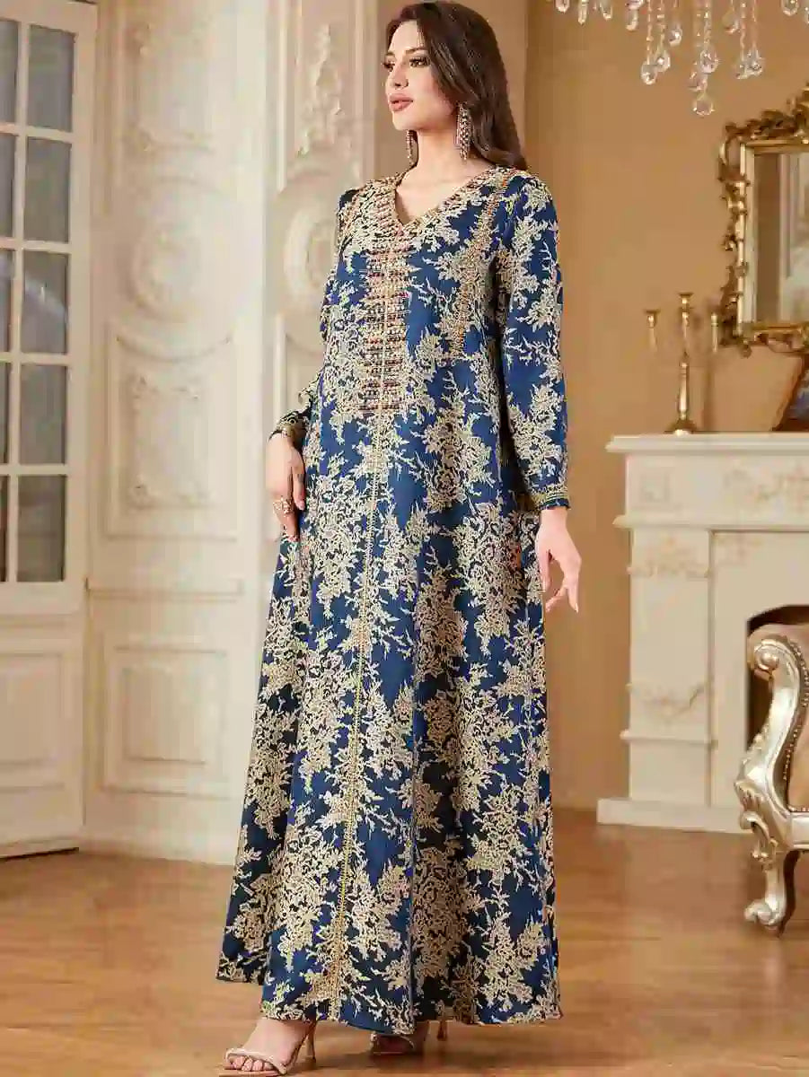Eid Dresses Embroidery Beads Caftan Kaftan Dress #254336