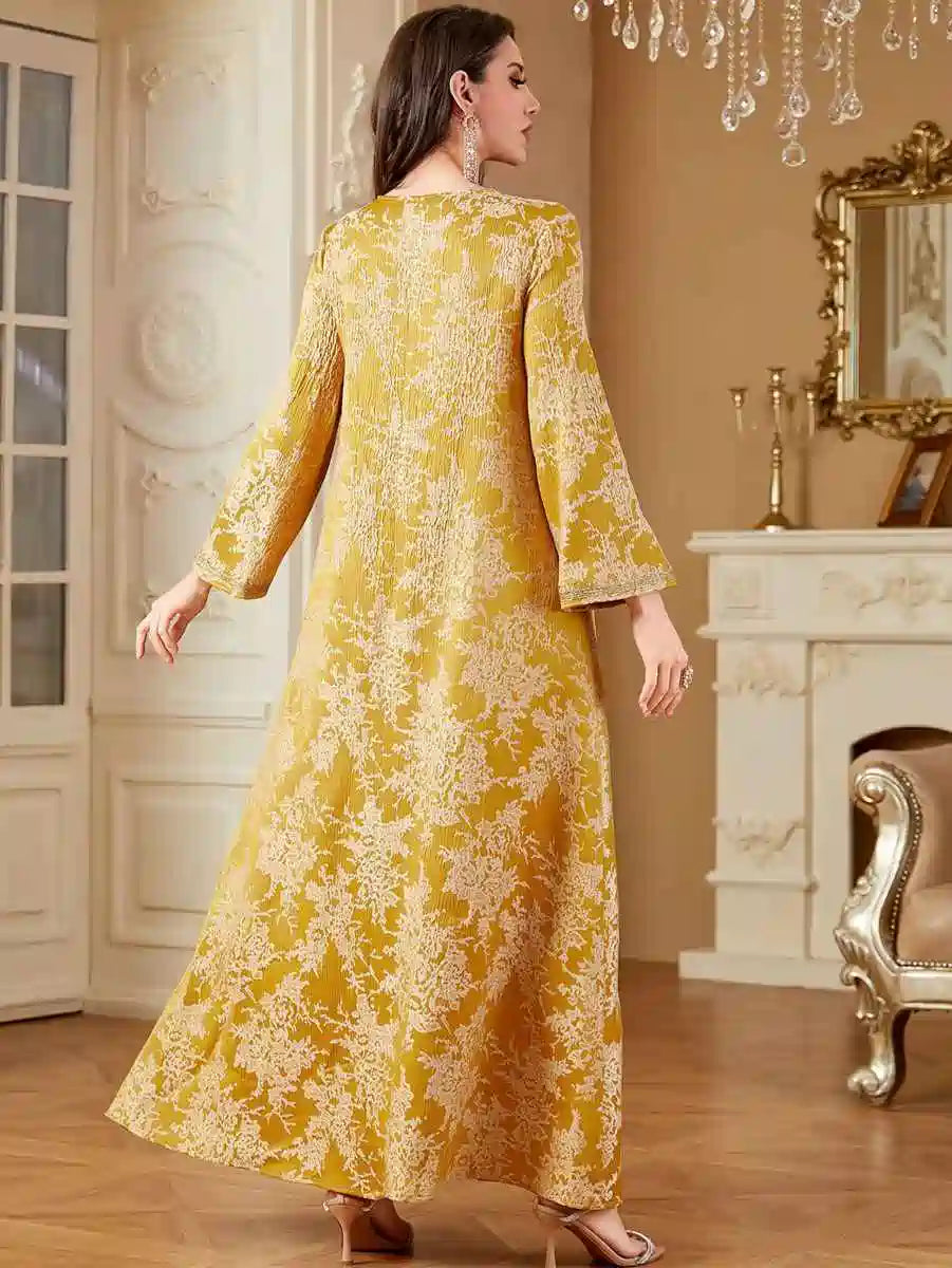 Eid Dresses Embroidery Beads Caftan Kaftan Dress #254336