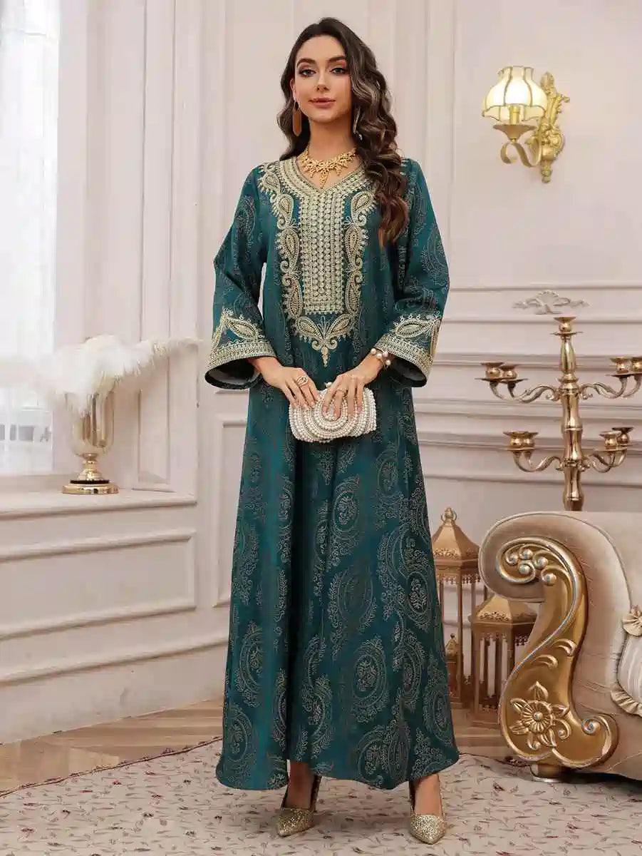 Maroon, Light Blue, Dark Green