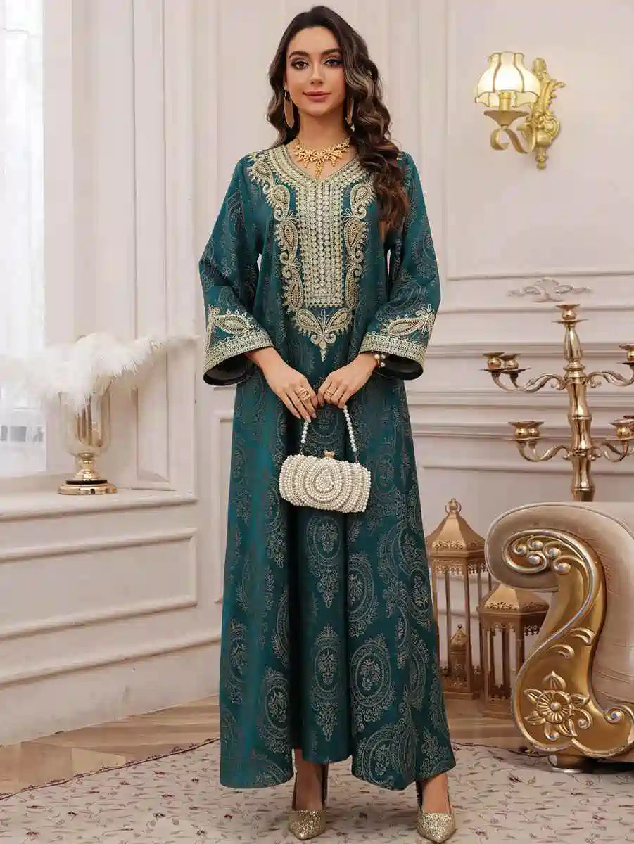 Maroon, Light Blue, Dark Green