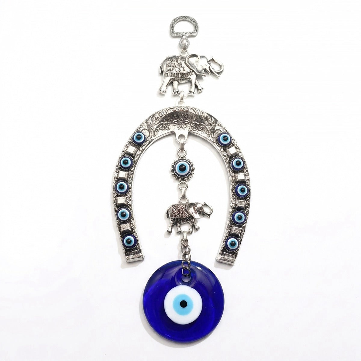 Blue Evil Eye Decor Wall Hanging Ornament Door Hanger Home Protection #EBE23
