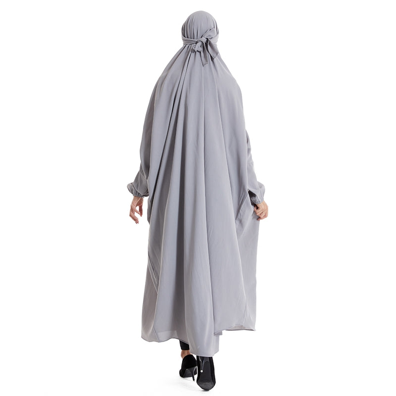 Farasha Batwing Sleeve Overhead Robe Jilbab Abaya Prayer Dress