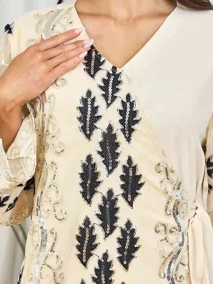 فستان العيد قفطان ترتر عربي قفطان #25M487