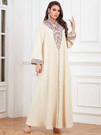 Embroidery Eid Dress Mukhawar Caftan Kaftan Dress #254342